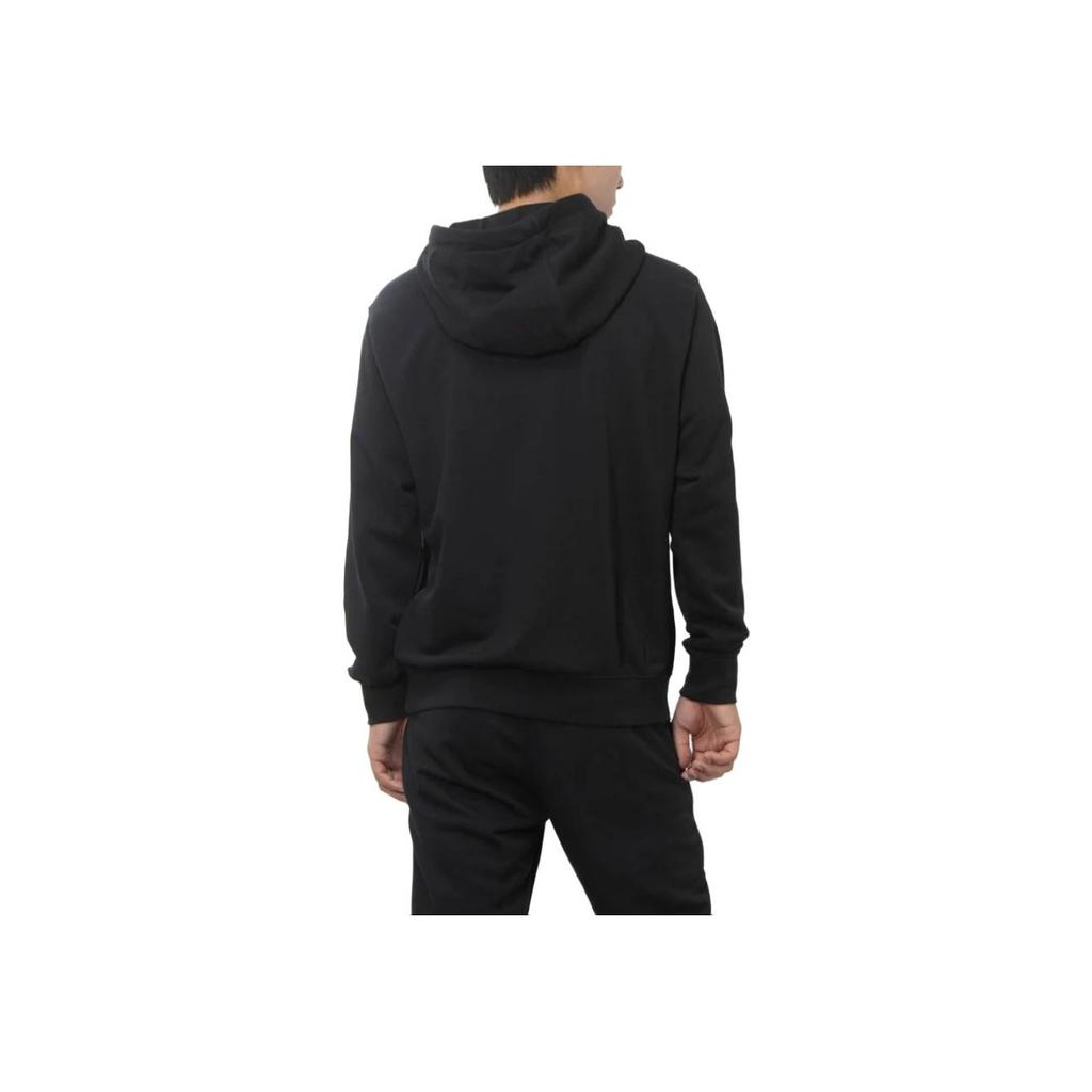 Nike American Retro Color Block Logo Printed Hoodie Men Hoodies Black FV9920-010