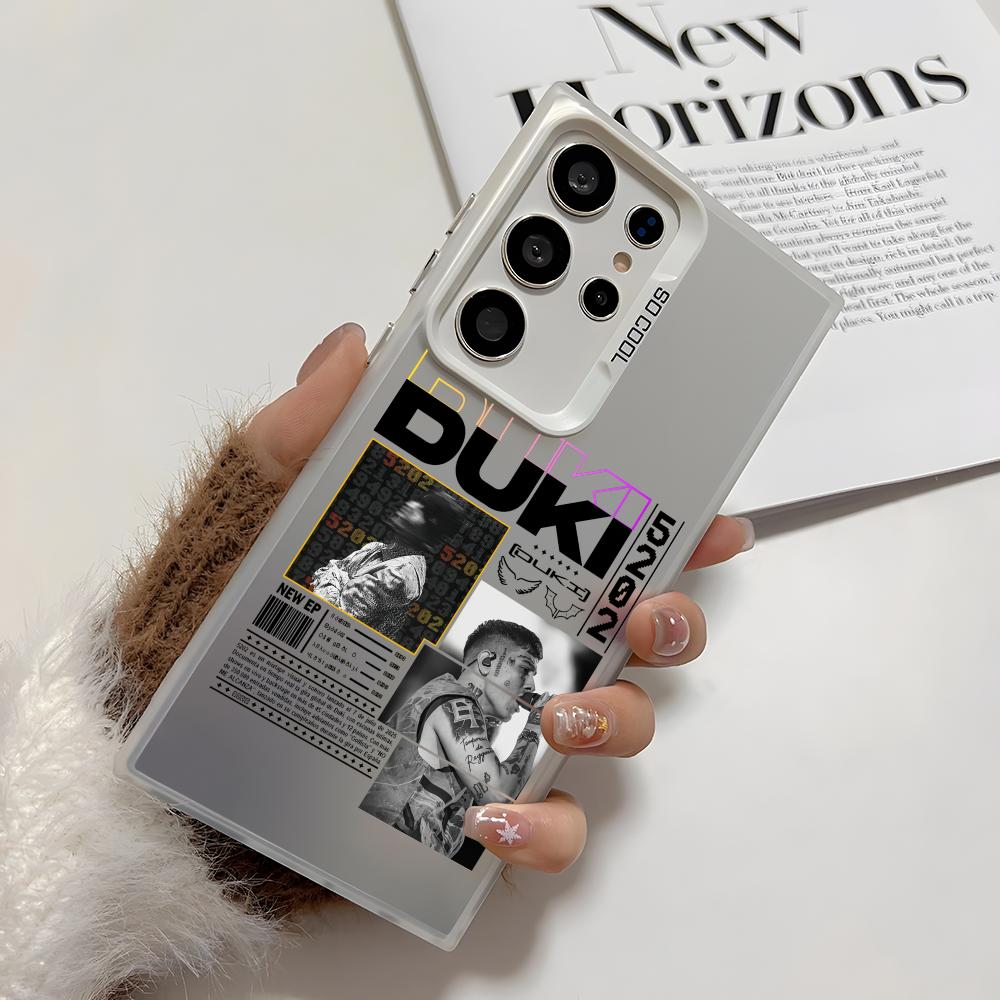 

Fashion Rapper DUKI Phone Case For Samsung Galaxy S25 Edge S24 S23 S22 S21 S20 Ultra Funda Silicone Silver Cover Galaxy S24