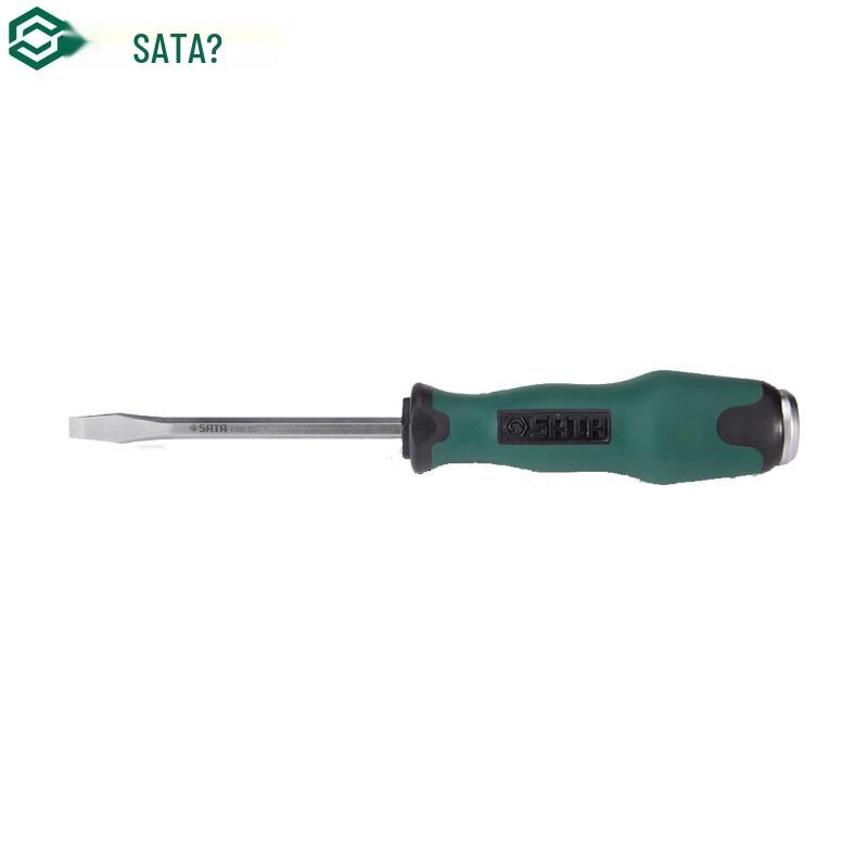 SATA 61603 T-Series Slotted Through-Handle Screwdriver 6x100mm