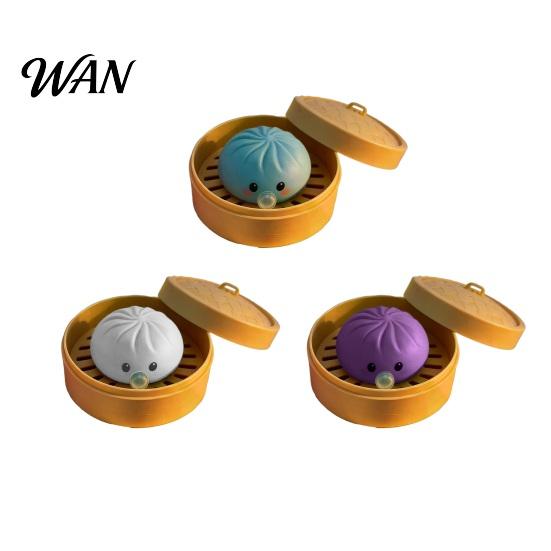 Relaxation Hand Toy 1/3/5Pcs Bubble Blowing Cartoon Dumpling Stress Relief Steamed Bun Squeeze Fidget Soft Stretchy Dough Ball Reliever