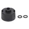 RC Differential Case Professional RC Car Differential Housing for 110 RC Car Black