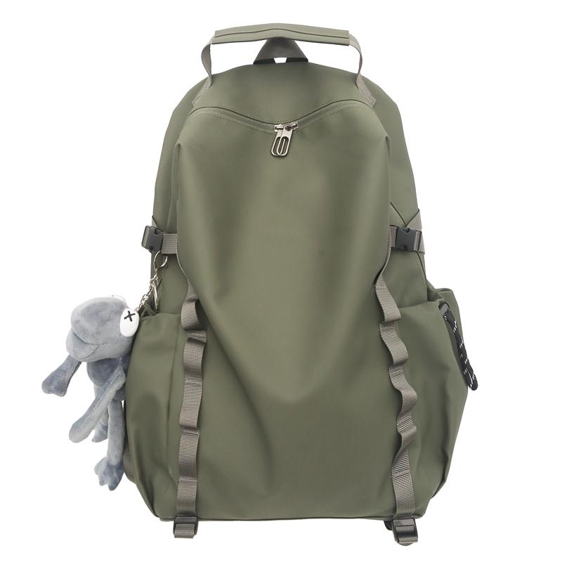 Студенческий рюкзак мужской спортивный большой вместимости дорожный рюкзак легкий компьютерный школьный рюкзак зелёный