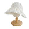 Girls' Summer Sunshade Hat - Lace Princess Style, Large Brim, Breathable & Lightweight