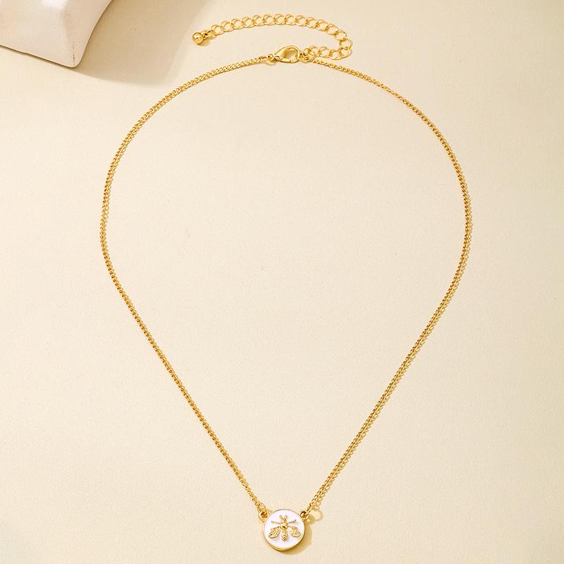 

1 шт. Подвеска-ожерелье «Шмель с каплей масла» one-size белый