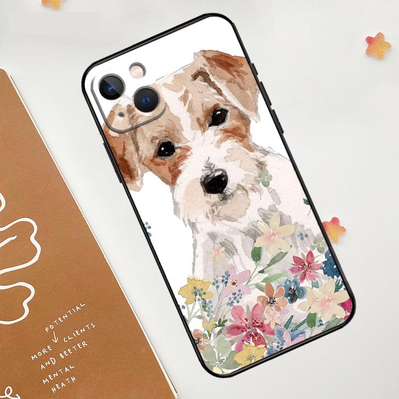 Jack Russell Terrier Case For iPhone 16 15 14 13 12 11 17 Pro Max mini 16e 15 16 Plus 17 Air Funda Cover