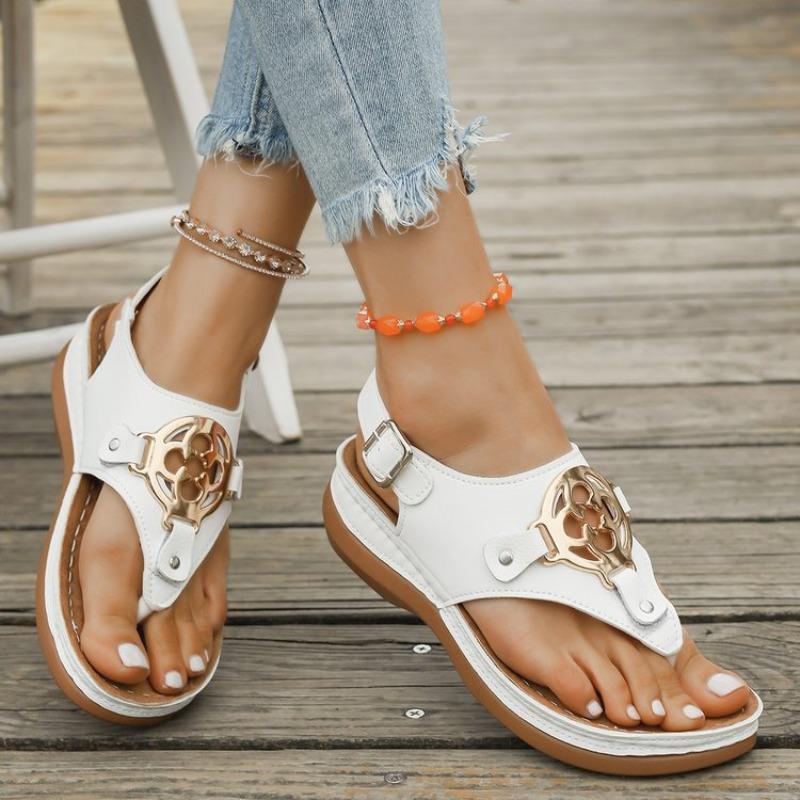 New Here-shaped Sandals for Women, Flat and Thick-soled Shoes for Women