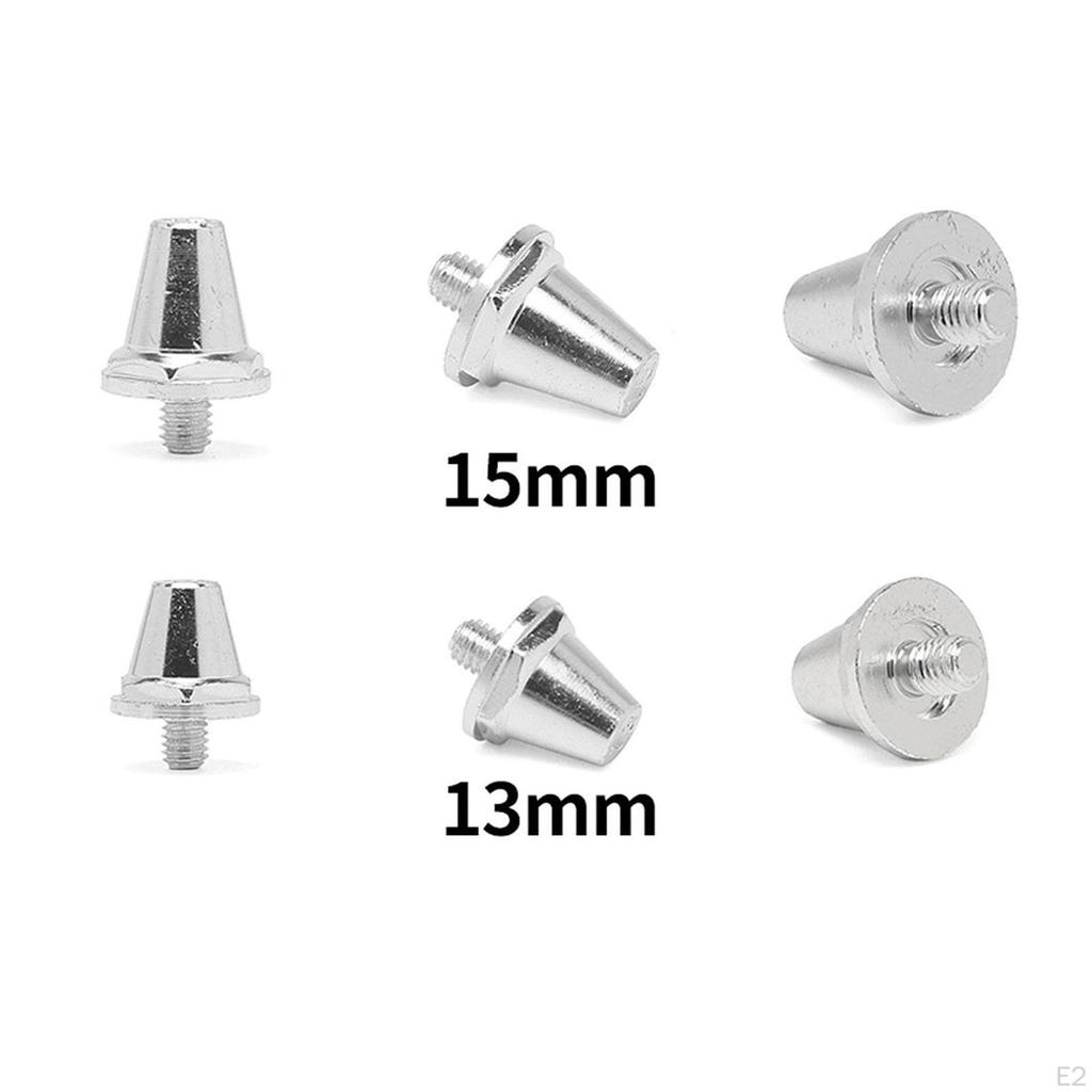 Football Boot Studs Shoe Spikes M5 Threaded 13mm 15mm Portable Professional Anti Slip