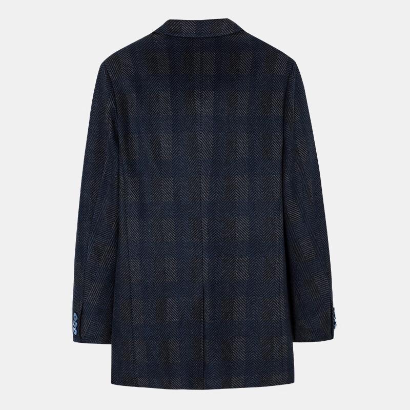 

TRiES Men s Mid-length Wool Blend Overcoat 4XL