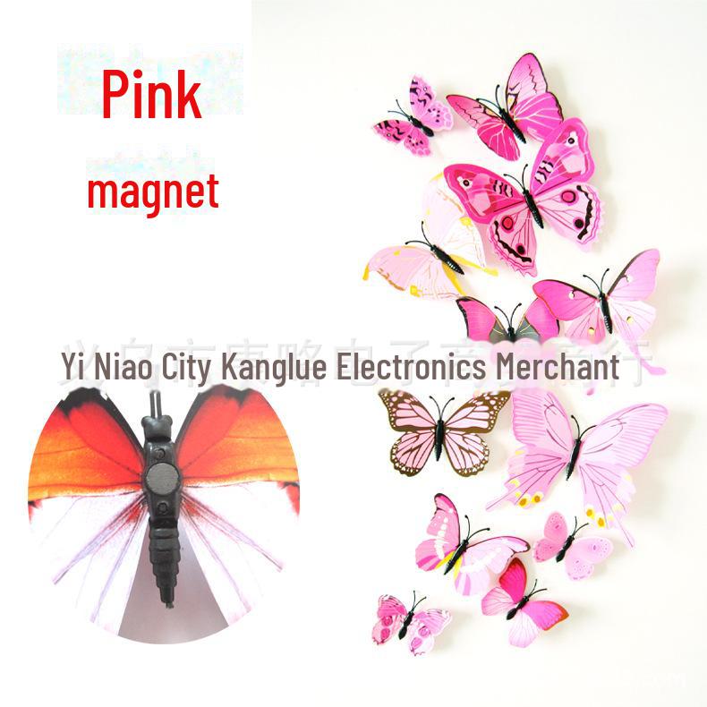 3D Butterfly Wall Stickers – 12 Sets for Bedroom, Living Room, or Wedding Decor