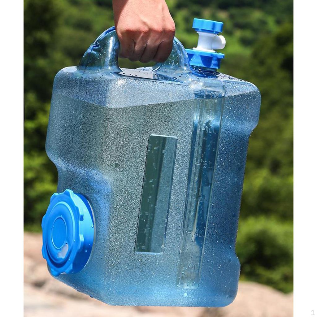Pojemnik na wodę kempingowy z pokrywką śrubową, beczka do przechowywania