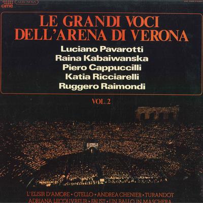 LP Record LUCIANO PAVAROTTI, RAINA KABAIVANSK - Le Grandi Voci Dell'arena Di Verona ANC25004 CIME 1978 Italy Classical Used