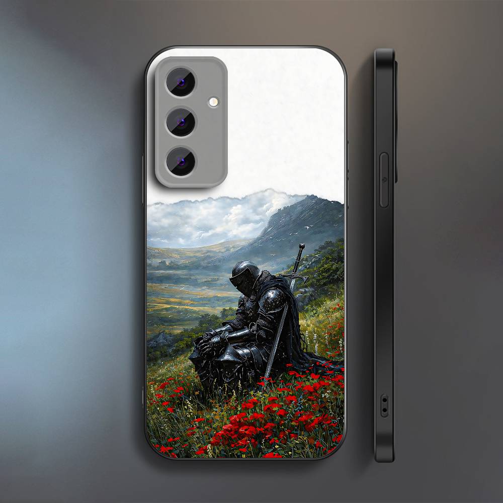 

D-DarkS-S-Souls Knight Aesthetic Phone Case For Samsung S23,S24,S26,S25,S22,S30,S21,Ultra,Plus,5G,Fe,Lite Soft Cover SamsungS21FE