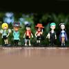 6pcs/set Anime One Piece Action Figure Luffy New Collectible Model Decorations Doll Children Toys For Christmas Gift PVC Poseable Articulated Scale 2