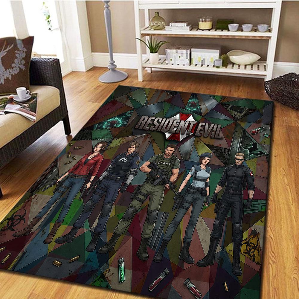 Resident Evil Patterned Carpet for Cool Movie Carpet Living Room Home Decor Gifts Holiday Present HE228