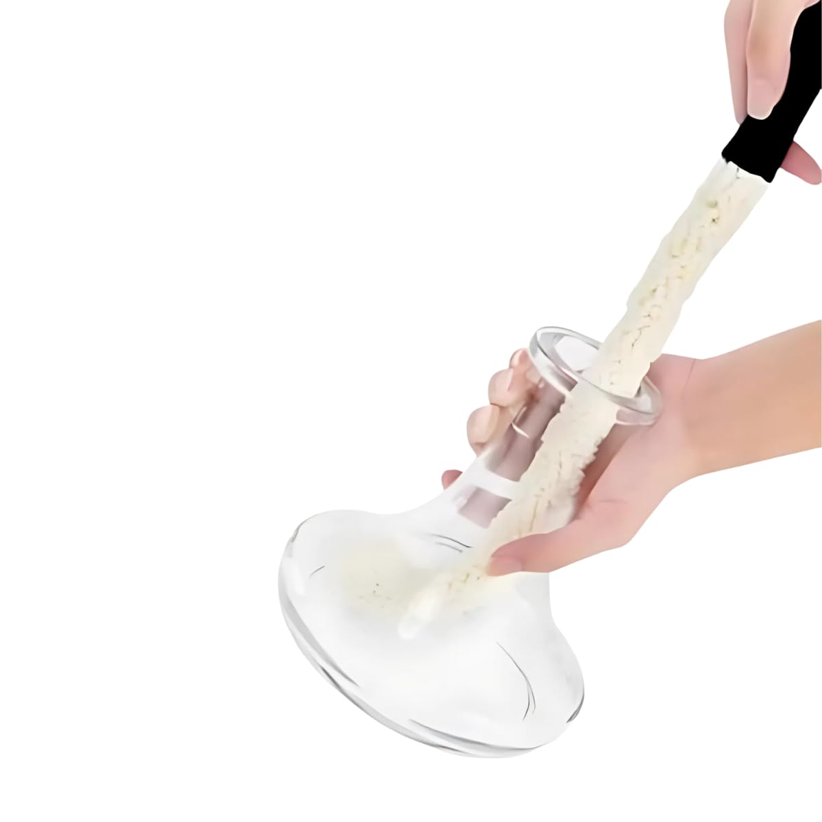 

Щетка для чистки кальяна Стеклянная Стеклянная Мягкая Кальян Кухонные принадлежности Губка для мытья Удобная Длинная Тонкая белый