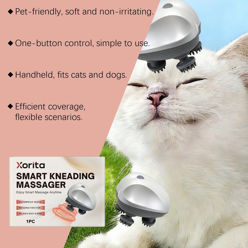 Pet Massager Gentle Vibration Relaxation Tool for Anxiety Relief and Blood Circulation
