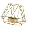 3D Geometric Iron Art Candle Holder Modern Votive Candle Stand Tea Light Decor for Wedding Centerpiece