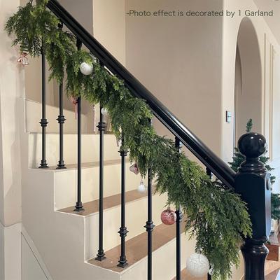180cm Christmas Garlands Pine Garland Artificial Plants Faux Greenery Vine for Home Table Xmas Party Festival Decoration