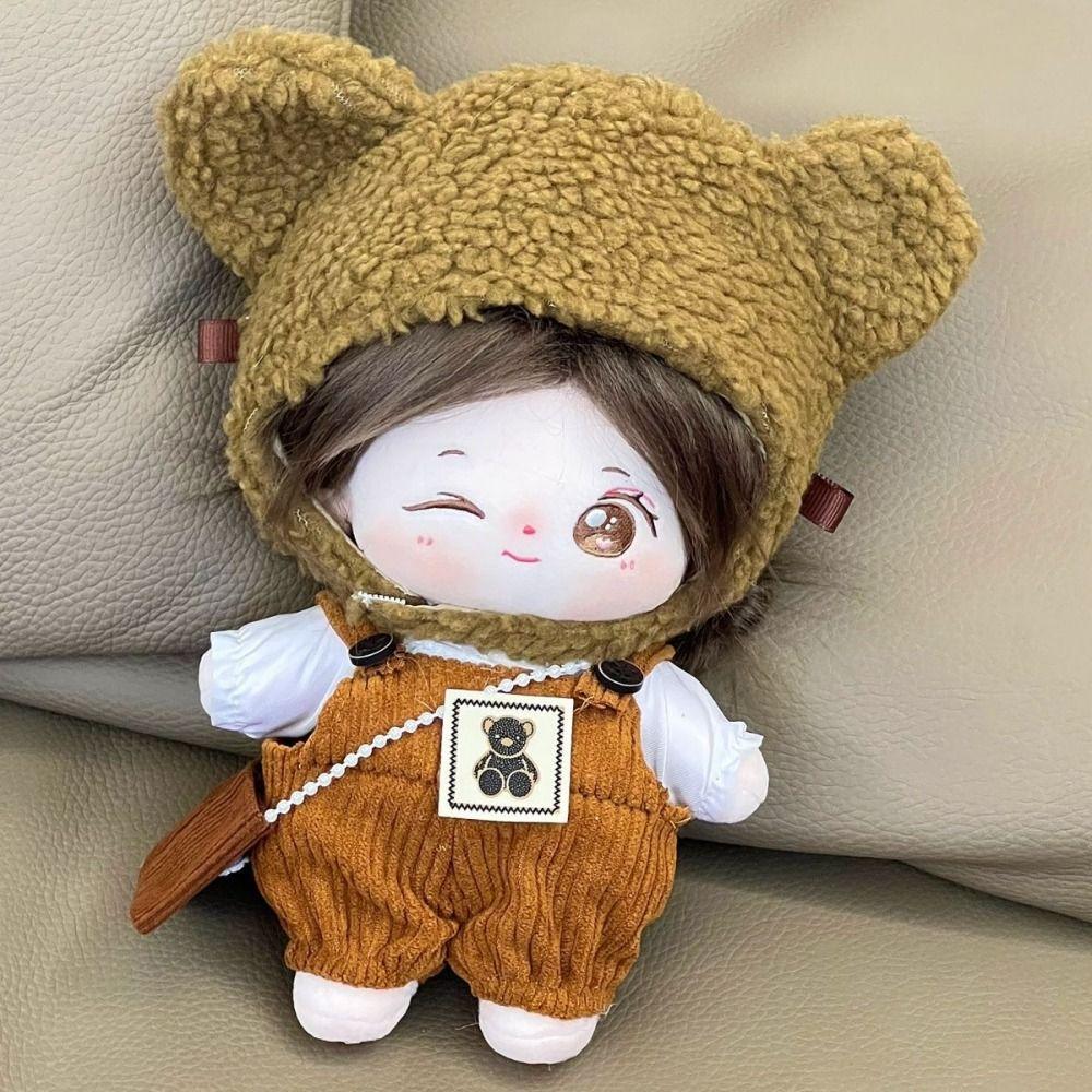 Multicolor 20cm Cotton Doll's Clothes Dress Up Star Doll Clothes Doll Overall Set  Toy Accessories