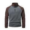 2026 Men's Fleece Winter Warm Stand Collar Zipper Coats Outdoor Sports Coats Pullover Men's Casual Outwear