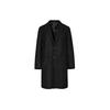 Jil Sander Collaboration Solid Color Mid-Length Casual Single-Breasted Coat Men Coats Black 445768-09