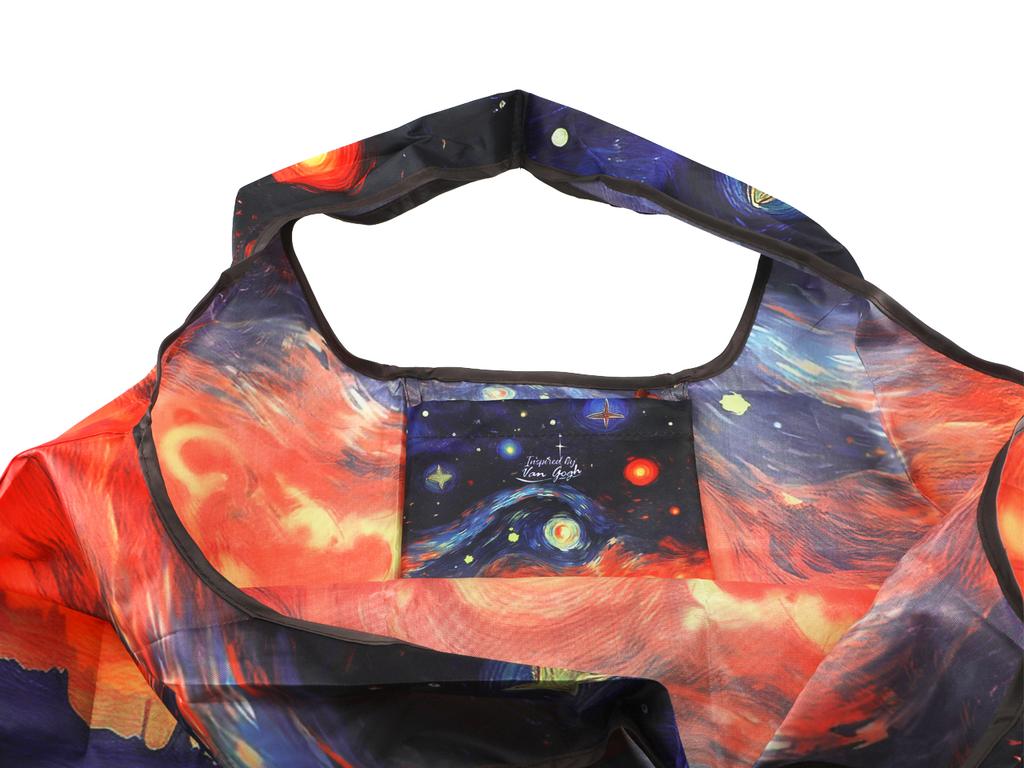 Carmani, polyester, foldable shopping bag 40x70cm - inspired by VAN Gogh paintings