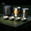 Portable Travel Tea Set with Infuser Lightweight for Road Trips, Camping