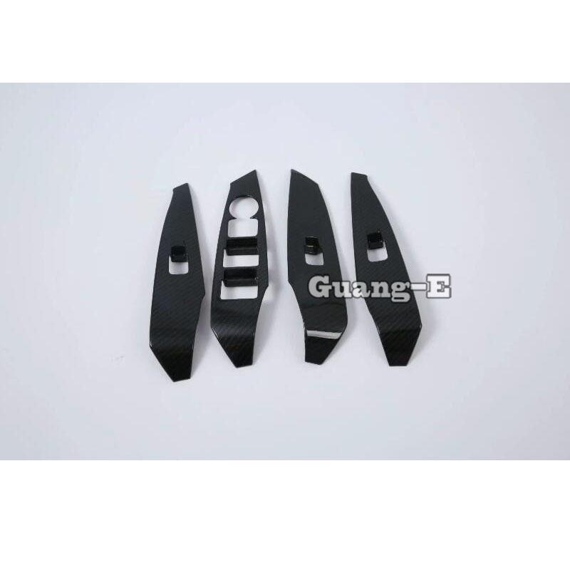 For Mazda6 Mazda 6 Atenza 2014 2015 2016 2017 2018 Car Sticker Door Window Glass Switch Panel Cover Trim Lift Frame Armrest