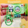 Panda Camera Keychain Plush Material Cute Keyring For School Bag Decor