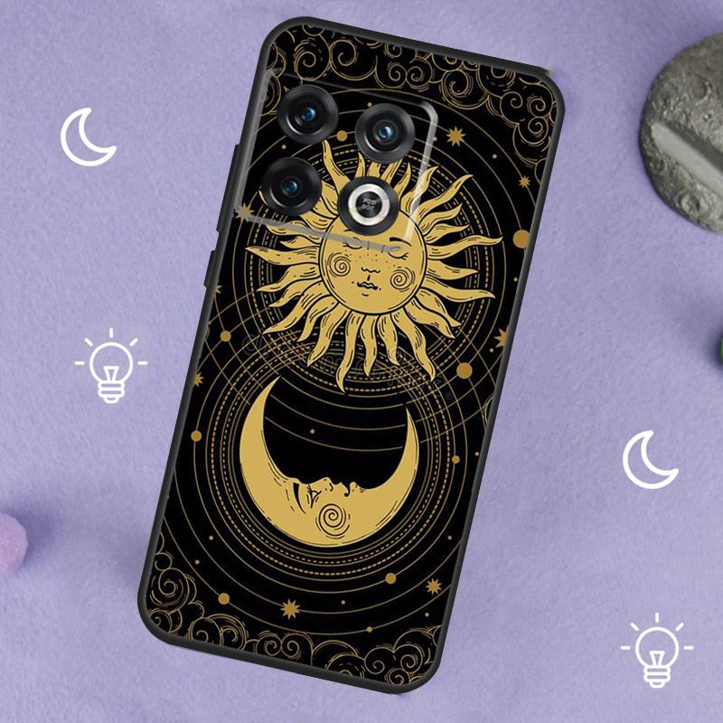 Sun Moon Face For OnePlus Nord 5 CE 2 3 4 Lite N20 N30 Case For OnePlus 15 13 12 11 10 13T 10T 10R 12R 13R