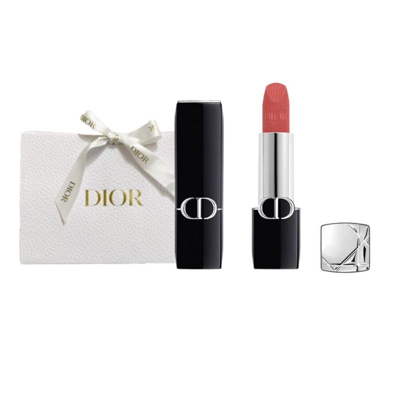 DIOR Губная помада Velvet 772 Элегантный нюд синий