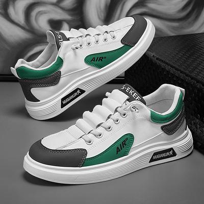 Men's Sneakers Work Driving Trendy Shoes Youth Casual Khaki Fashion Student Outdoors Sports Running Footwear for All Seasons