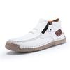 Men's Outdoor Casual Shoes Slip-on Flats Leather Shoes High-top Shoes Large Sizes Ankle Boots Formal Shoes 38-50