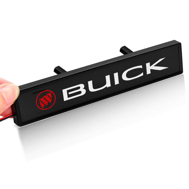Automobilio priekinių grotelių lipdukas Ženklelis Priekinių grotelių R LINE Emblema LED šviesa Buick Regal Lacrosse Avenir Envision Angkola Anthem Cascada Avista Riviera