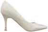 JILL STUART SHOE Women's Pointed Toe Plain Pumps, Size 6489 GD, Size 22.5 Cm, E