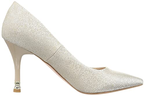 JILL STUART SHOE Women's Pointed Toe Plain Pumps, Size 6489 GD, Size 22.5 Cm, E