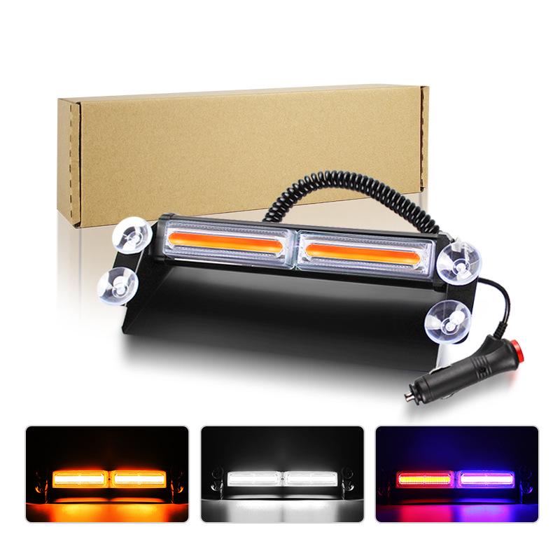 Car Strobe Warning Light with COB Shovel Light for Front/Rear Windshield