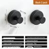 Traceless Stainless Steel Vacuum Suction Cup Hook for Kitchen & Bathroom