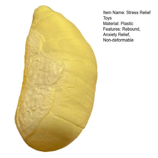Lifelike Durian Squeeze Toy Slow Rebound Toy Stress Relief Toys Food-Themed Decompression Gadget for Kids Adults