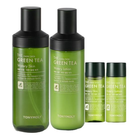 

a0230 TONYMOLY The Chok Chok Green Tea Moisture 4-Piece Set 4-Piece Set