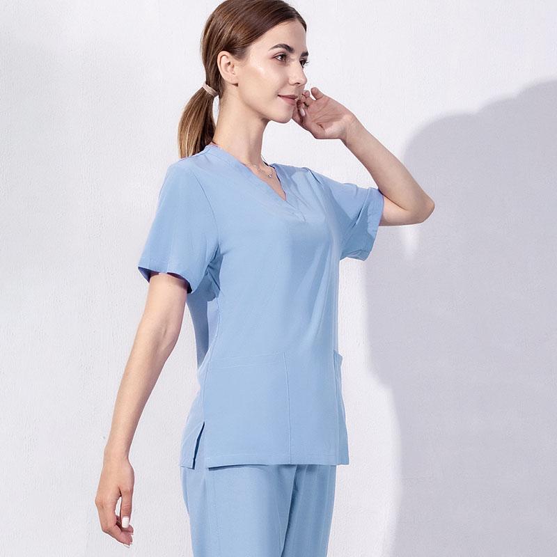 Sommeruniformen für Ärzte und Krankenschwestern Schönheitskliniken Haustier Zahnärztliche Operationssäle Handwaschanzüge