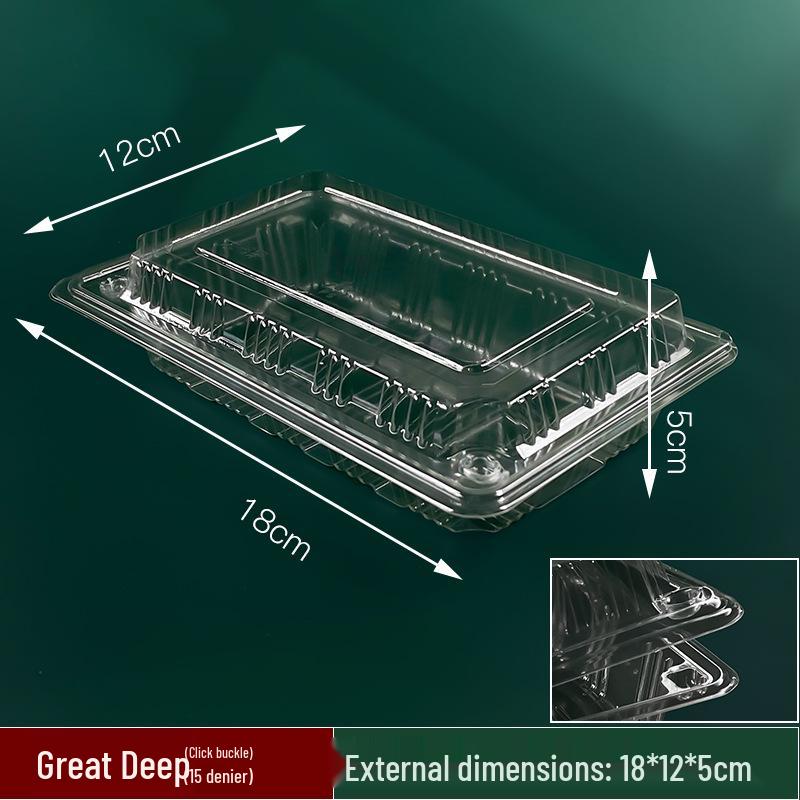 Sushi, Roast Duck, Pastry & Fruit Takeaway Box Set with Free Shipping & 100 Rubber Bands