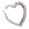 Love Earrings Fashion Personality Simple Diamond Earrings European and American Trendy Accessories Women