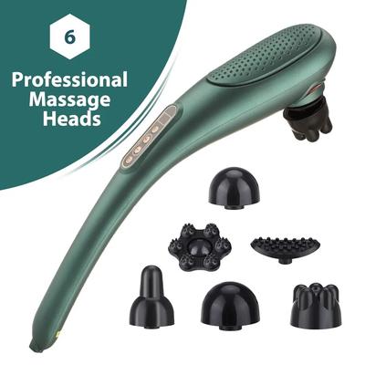 6-in-1 kabelloses elektrisches Rückenmassagegerät, Vibration, Infrarot-Wärmemassagegerät, multifunktionales Nacken- und Beinmassagegerät, Schmerzlinderung, Shiatsu