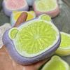 Yousheng Bear Cake Squeeze Toy Stress Relief Simulated Jelly Orange Cake Sensory Toy Soft Stretchy Food Shape Home Office Desk