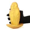 Goldener Flüssigsilikon Tragbarer Realistischer Dildo: Weicher, Großer, Outdoor Analplug für Männer & Frauen.