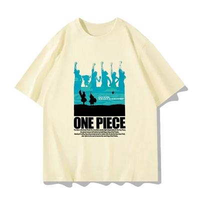 ONE PIECE Joint Tshirt Mens and Womens Summer Peripheral Clothes ACE Sanji Luffy Zoro Shortsleeved Childrens Clothes