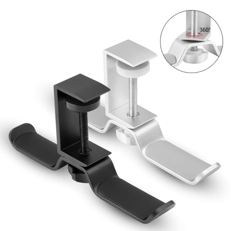 Headset Mount Stand HeadPhone Holder Solid Mounting Supporting Bar for Most Headphone Size Solid Material Frame