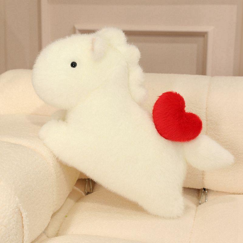 Plush Horse Toy Lunar New Office Decor Gift Stuffed Animal Doll 30/40/50cm Brown Green White