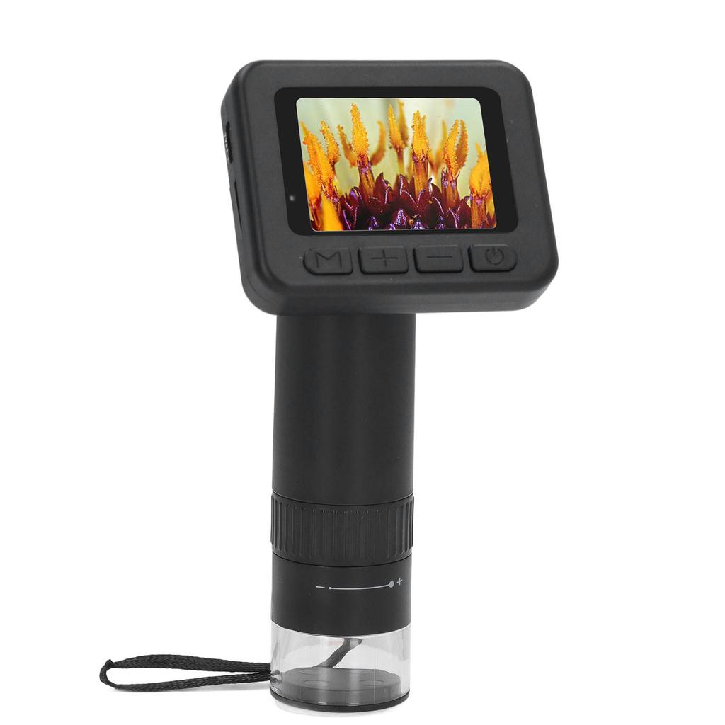 Handheld Digital Microscope 2 Inch IPS Screen 1000X Magnification USB Connect To PC Microscope with 